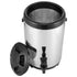 Stainless Steel Insulated Beverage Dispenser, 7.6 Liter, Thermal Hot and Cold Drink Server Dispenser with Spigot Handle, Food-grade for Hot Tea Coffee Water Restaurant Drink Shop