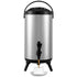 Stainless Steel Insulated Beverage Dispenser, 9.2 Liter, Thermal Hot and Cold Drink Server Dispenser with Spigot Handle, Food-grade for Hot Tea Coffee Water Restaurant Drink Shop