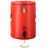 Stainless Steel Insulated Beverage Dispenser, 17.2 Liter, Thermal Hot and Cold Drink Server Dispenser with Spigot Handle, Food-grade for Hot Tea Coffee Water Restaurant Drink Shop