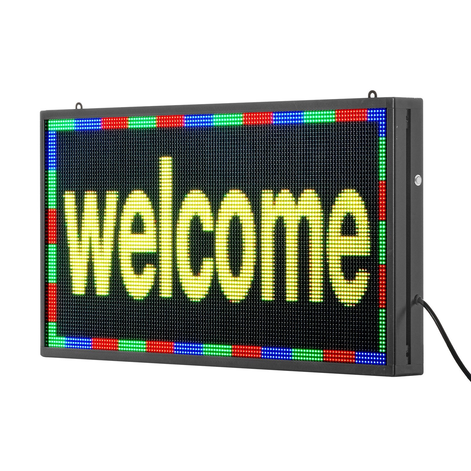 27x14in Programmable LED Sign Digital Scrolling Display Board P5 Fullcolor
