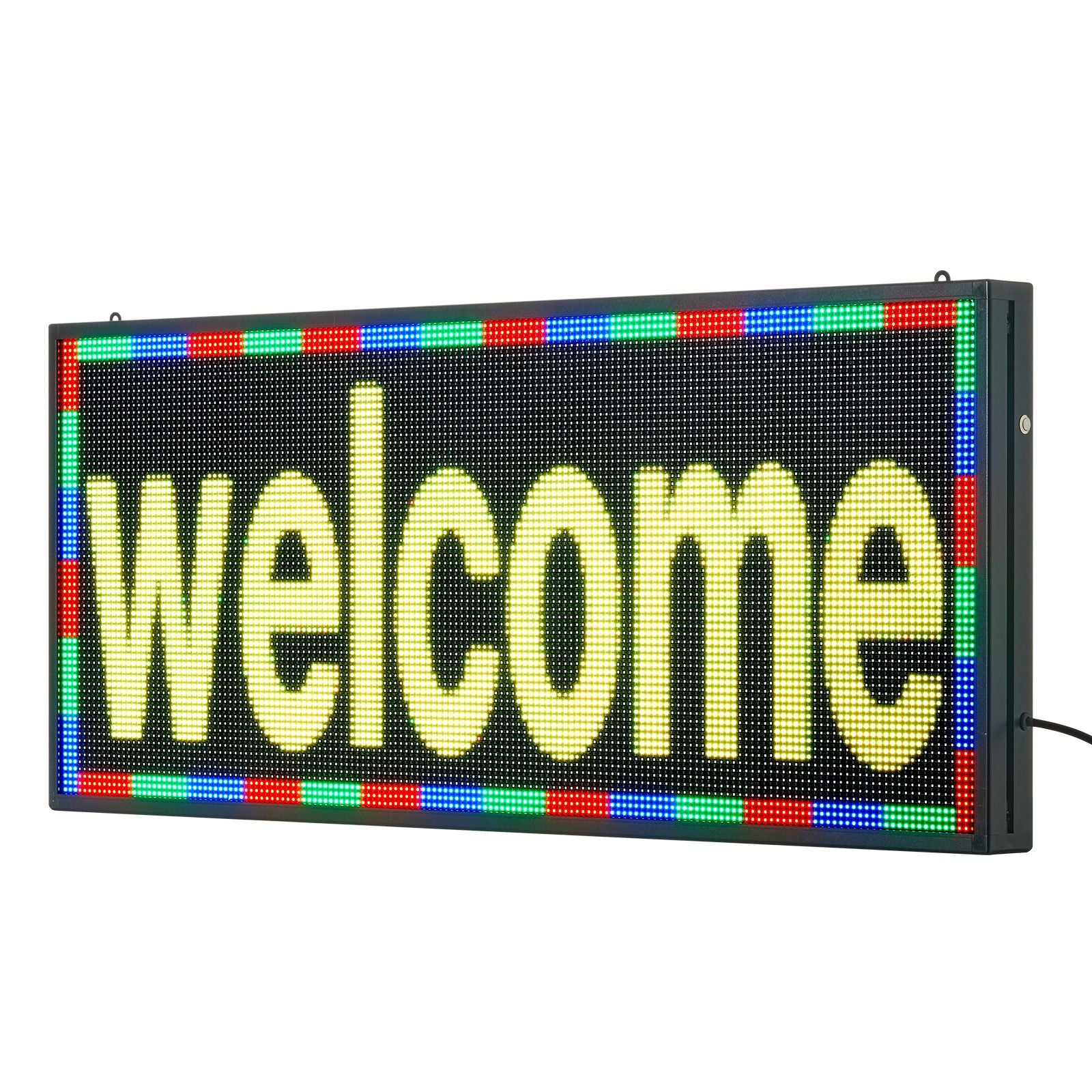 P6 Full Color Programmable LED Sign 40x18 Bluetooth Scrolling Display
