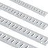 E Track Tie-Down Rail Kit, 24PCS 1524 mm E-Tracks Set Includes 8 Steel Rails & 8 O-Rings & 8 Tie-Offs with D-Ring, Versatile Trailer Securing Accessories for Cargo Motorcycles Bikes, 816 kg Load