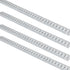 E Track Tie-Down Rail Kit, 24PCS 1524 mm E-Tracks Set Includes 8 Steel Rails & 8 O-Rings & 8 Tie-Offs with D-Ring, Versatile Trailer Securing Accessories for Cargo Motorcycles Bikes, 816 kg Load