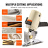 250W Electric Fabric Cutter Machine 100mm Rotary Blade 27mm Cutting Depth