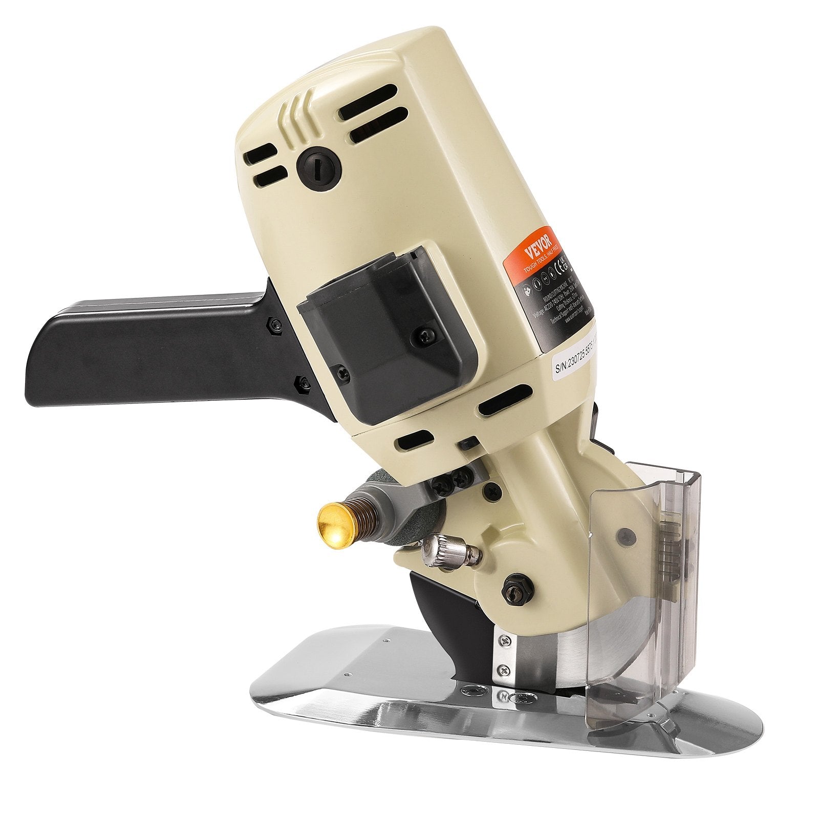 Fabric Cutter, 250W Electric Rotary Fabric Cutting Machine, 1.1