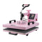 Heat Press Machine, 15 x 15 inch, 5 in 1 Heat Transfer Machine with 30 oz Tumbler Press, 360° Swing Away T-Shirt Pressing, Digital Precise Control, for T-Shirts/Mugs/Hats/Plates, Pink