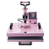 Heat Press Machine, 15 x 15 inch, 5 in 1 Heat Transfer Machine with 30 oz Tumbler Press, 360° Swing Away T-Shirt Pressing, Digital Precise Control, for T-Shirts/Mugs/Hats/Plates, Pink