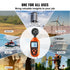 Handheld Anemometer, -10℃ to 45℃, Digital Wind Speed Meter Gauge with LED Backlight Screen, Measures Wind Velocity Wind Temperature Air Flow Wind Chill, for Sailing Surfing Drone Flying HVAC