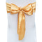 Stretch Spandex Chair Sashes Bows, Chair Slipcover and Stretch Chair Sash, Elastic Chair Bands, Fitting Wedding, Holiday, Banquet, Party, Celebration Chair Decoration (50 PCS Gold)