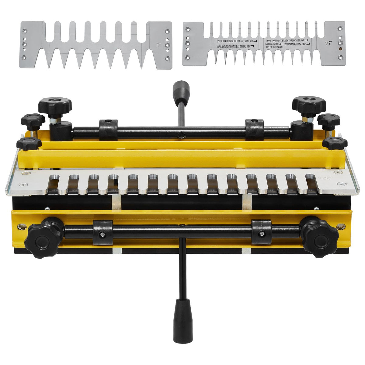 310mm Dovetail Jig Router Guide Kit with 4 Bits & 6 Templates Woodworking