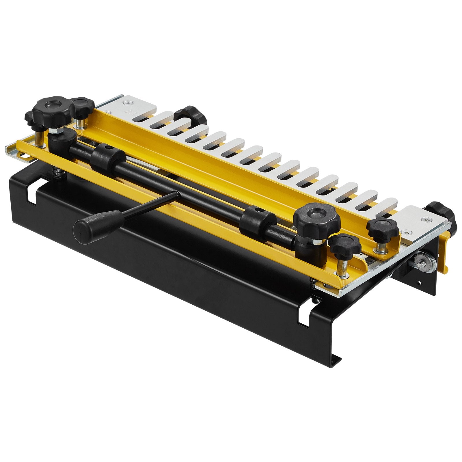 Dovetail Jig, 310 mm Width, Dove Tailing Router Jigs with 4 Router Bits & 6 Templates, Precise Alignment Dove Tail Jig, Mortise and Tenon Woodworking Tools for Furniture & Wood Cabinet Making