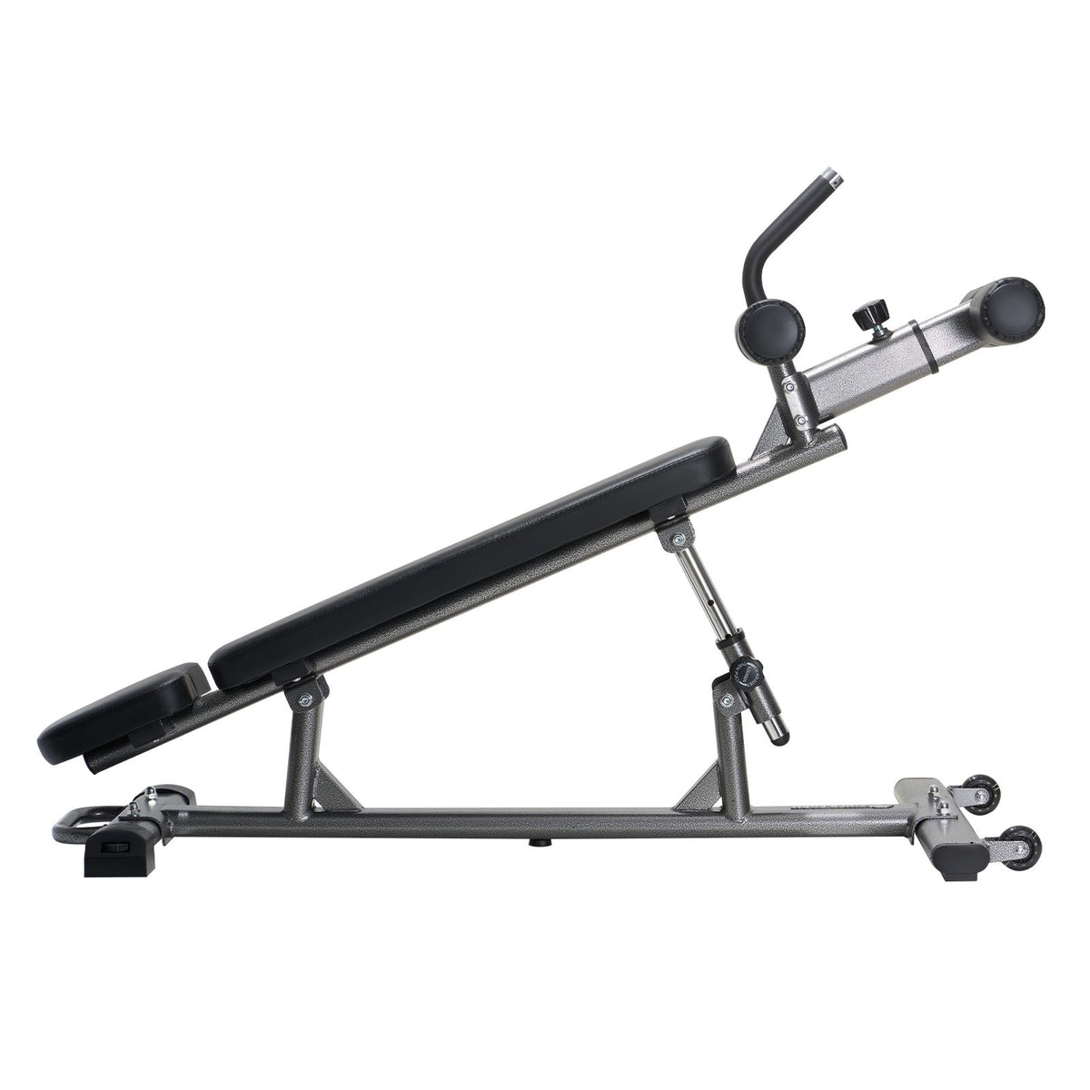 Decline Sit Up Bench 454kg Heavy Duty Ab Bench, Reverse Crunch Handle, 4 Height