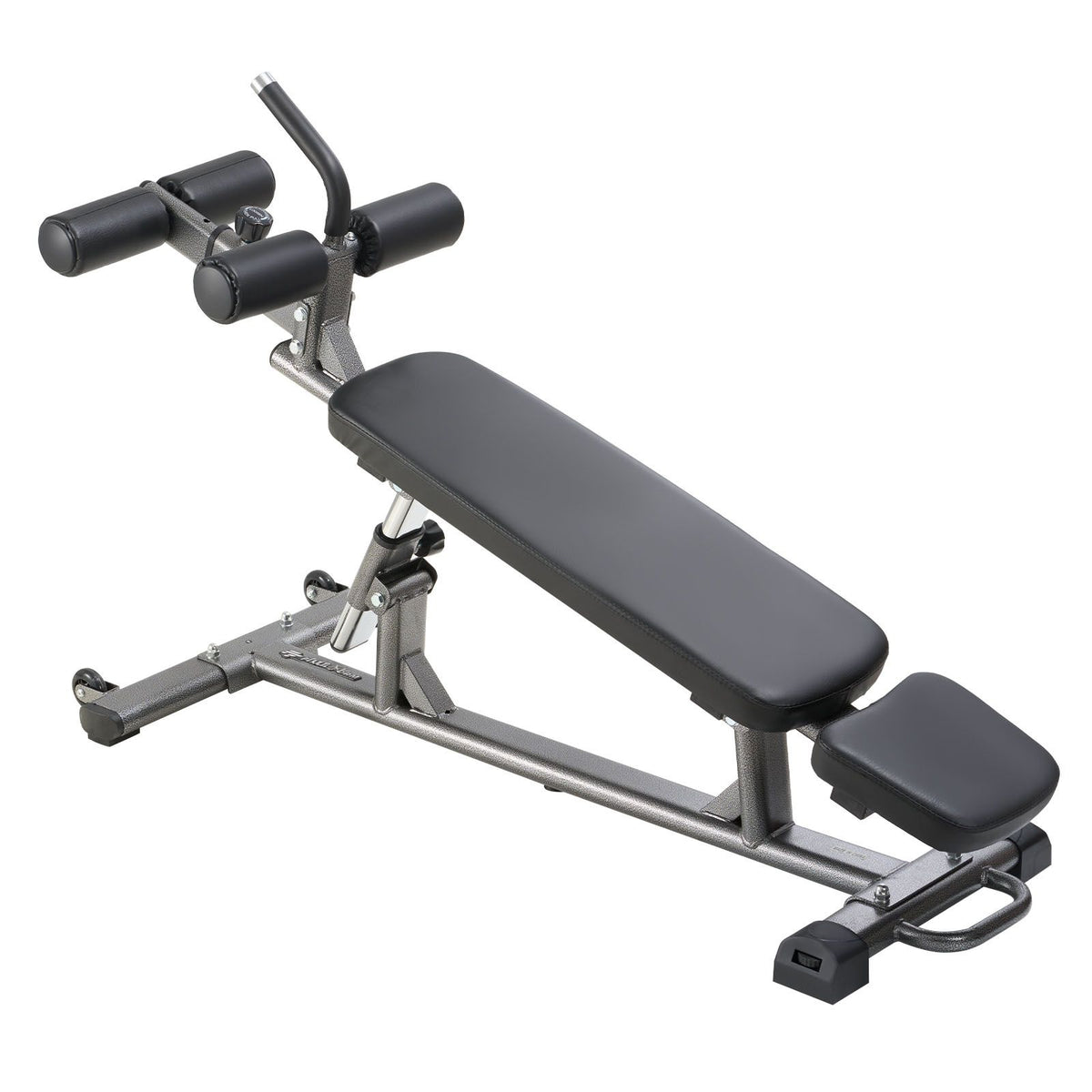 Decline Sit Up Bench 454kg Heavy Duty Ab Bench, Reverse Crunch Handle, 4 Height