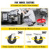 135kg Rolling Garage Stool Adjustable Height Mechanic Seat with Tool Tray