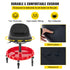 135kg Rolling Garage Stool Adjustable Height Mechanic Seat with Tool Tray