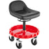 135kg Rolling Garage Stool Adjustable Height Mechanic Seat with Tool Tray