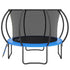 VEVOR 10FT Trampoline, 330 lbs Trampoline with Enclosure Net, Ladder, and Curved Pole, Heavy Duty Trampoline with Jumping Mat and Spring Cover Padding, Outdoor Recreational Trampolines for Kids Adults