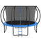 VEVOR 3.66m Trampoline, 181 kg Trampoline with Enclosure Net, Ladder, and Curved Pole, Heavy Duty Trampoline with Jumping Mat and Spring Cover Padding, Outdoor Recreational Trampolines for Kids Adults