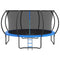 VEVOR 14FT Trampoline, 450 lbs Trampoline with Enclosure Net, Ladder, and Curved Pole, Heavy Duty Trampoline with Jumping Mat and Spring Cover Padding, Outdoor Recreational Trampolines for Kids Adults