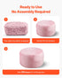 91 cm Round Bean Bag Chair with Removable Cover & Dutch Velvet Pink