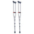 Underarm Crutches, 13-Level Height Adjustable Underarm Walking Crutches, Lightweight Aluminum Crutches for Adults Teenager - with Soft Underarm Pad for Leg Injury Surgery Disabled, 1 Pair 300LBS