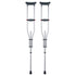 Underarm Crutches, 13-Level Height Adjustable Underarm Walking Crutches, Lightweight Aluminum Crutches for Adults Teenager - with Soft Underarm Pad for Leg Injury Surgery Disabled, 1 Pair 300LBS