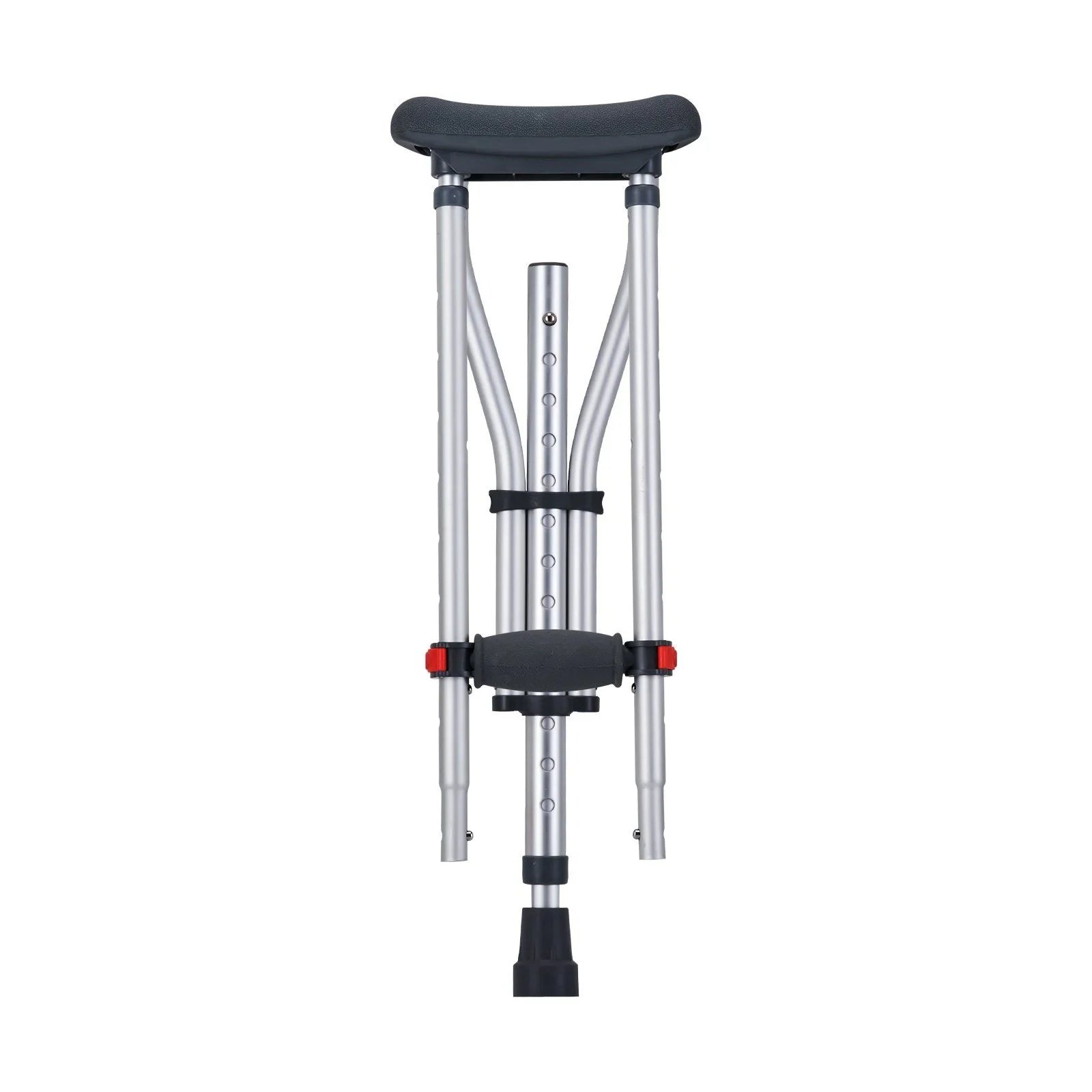 Underarm Crutches, 13-Level Height Adjustable Underarm Walking Crutches, Lightweight Aluminum Crutches for Adults Teenager - with Soft Underarm Pad for Leg Injury Surgery Disabled, 1 Pair 300LBS