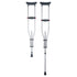 Underarm Crutches, 13-Level Height Adjustable Underarm Walking Crutches, Lightweight Aluminum Crutches for Adults Teenager - with Soft Underarm Pad for Leg Injury Surgery Disabled, 1 Pair 300LBS