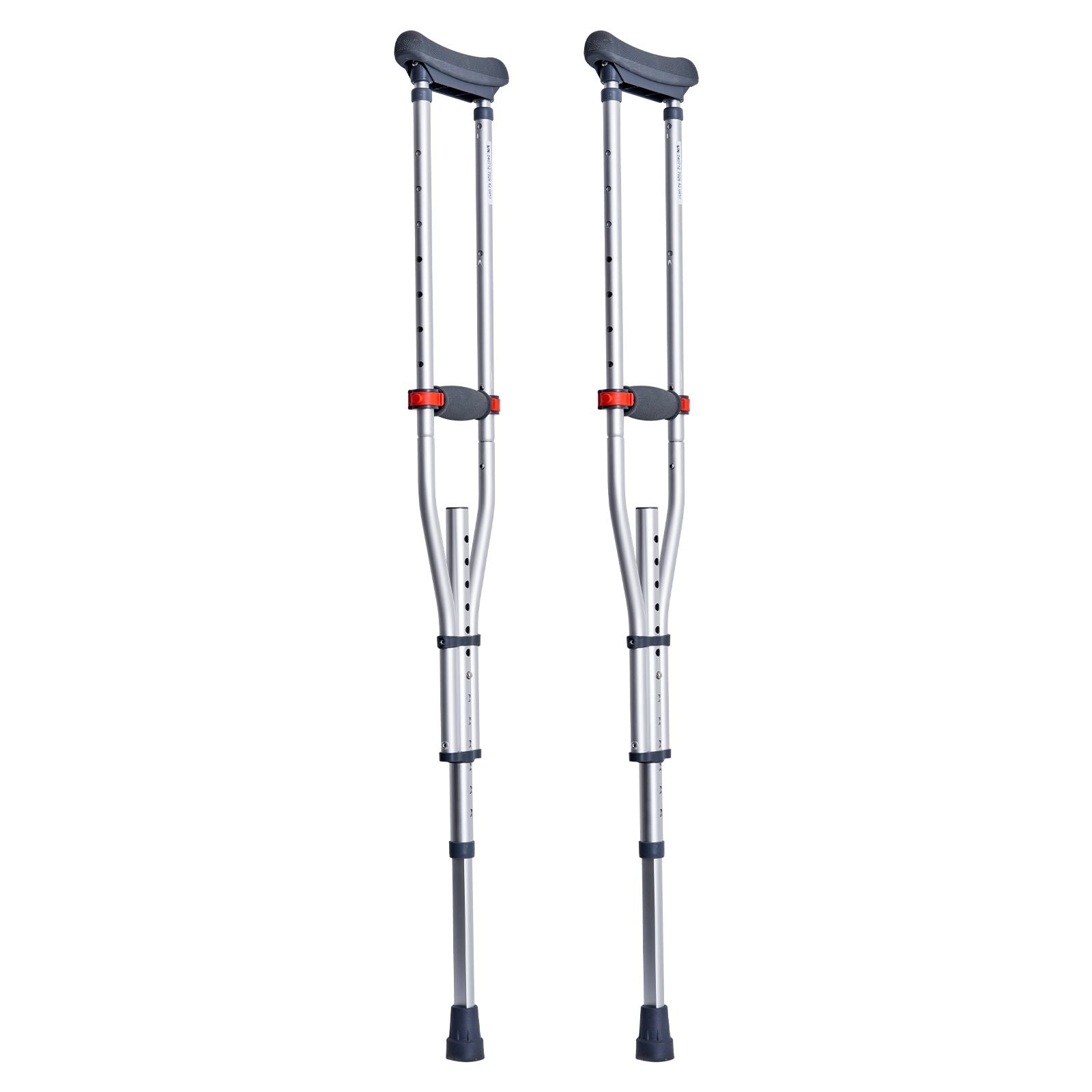 Adjustable Underarm Crutches 300lb Aluminum Walking Crutches with Soft Pads