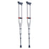 Adjustable Underarm Crutches 300lb Aluminum Walking Crutches with Soft Pads