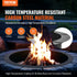 Fire Pit Ring, 40-Inch Outer/36-Inch Inner Diameter, 10inch Height 2.5mm Thick Fire Pit Insert, Heavy Duty Carbon Steel Liner DIY Campfire Ring above or In-Ground, for Outdoor Camping, Bonfires