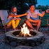 Fire Pit Ring, 40-Inch Outer/36-Inch Inner Diameter, 10inch Height 2.5mm Thick Fire Pit Insert, Heavy Duty Carbon Steel Liner DIY Campfire Ring above or In-Ground, for Outdoor Camping, Bonfires