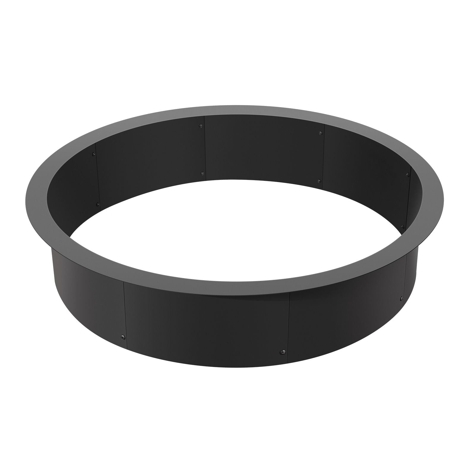 40 Inch Round Fire Pit Ring Steel Liner DIY Campfire Pit Insert Outdoor