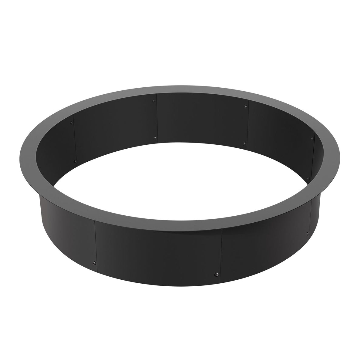 40 Inch Round Fire Pit Ring Steel Liner DIY Campfire Pit Insert Outdoor
