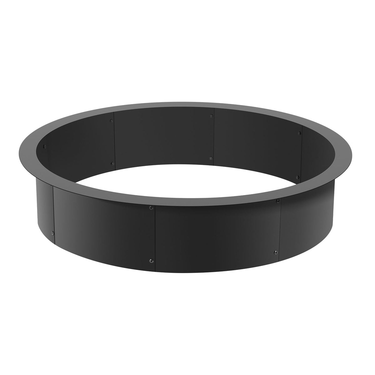 40 Inch Round Fire Pit Ring Steel Liner DIY Campfire Pit Insert Outdoor