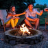 Fire Pit Ring Round 45 Inch Outer Steel Liner DIY Campfire Ring Firepit