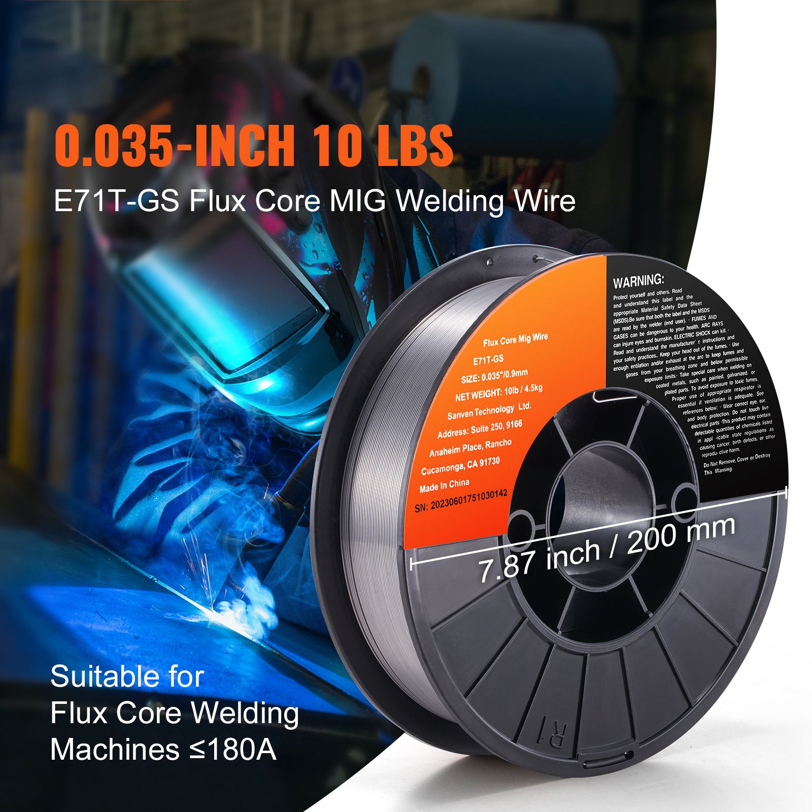 Flux Core MIG Welding Wire E71T-GS 0.035