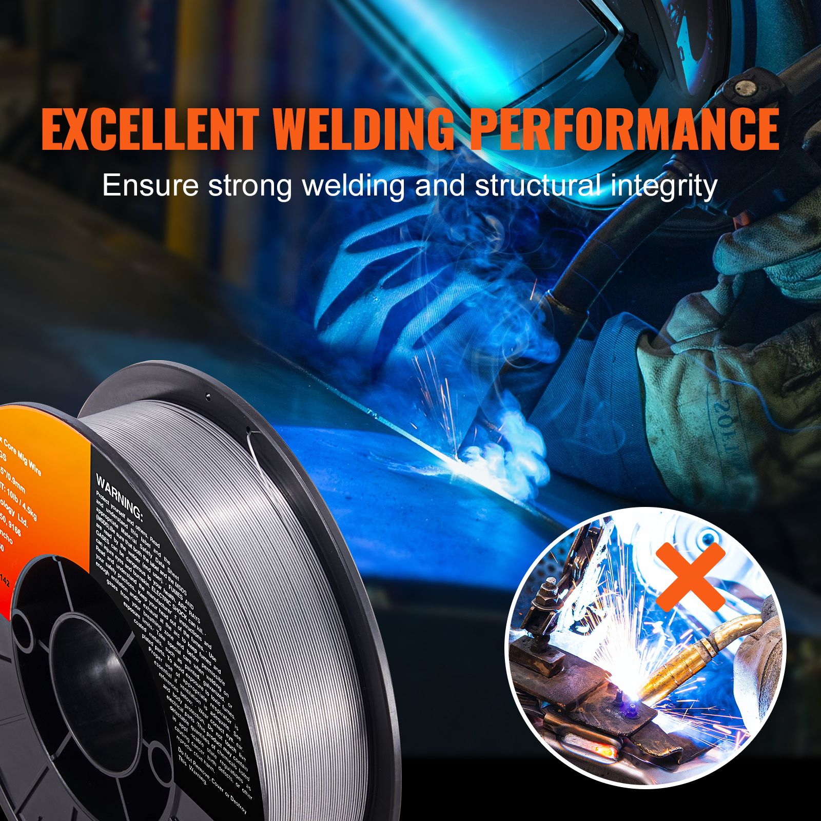 Flux Core MIG Welding Wire E71T-GS 0.035