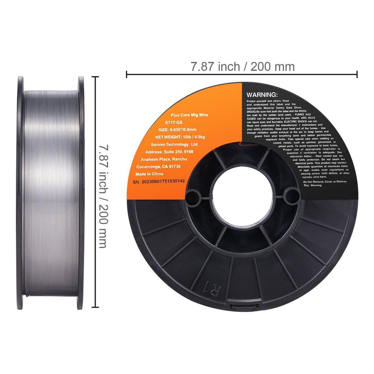 Flux Core MIG Welding Wire E71T-GS 0.035