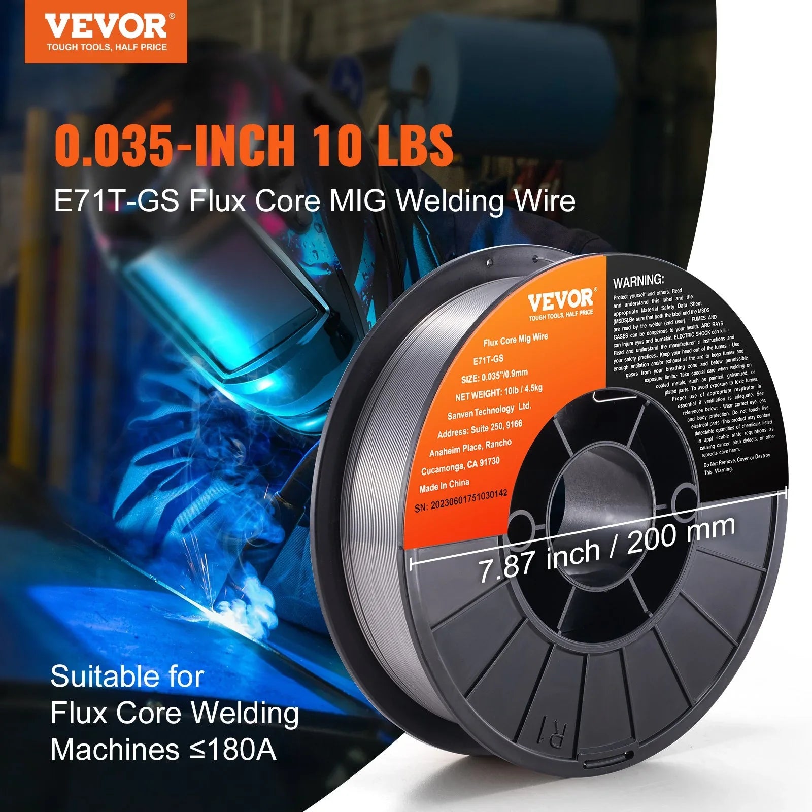 Flux Core MIG Welding Wire E71T-GS 0.035
