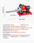 Circular Saw Blade Sharpener, 370W 2890RPM Rotary Angle Mill Grinder Sharpening Machine with 125mm Grinding Wheel & 6 Saw Centerings - Fits Φ80mm to Φ700mm Circular Saw Blades