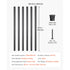 101 Pack 32 Inch Aluminum Stair Balusters Metal Spindles Black Railing Set