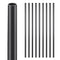 Staircase Balusters 101 Pack, 32 In Aluminum Stair Balusters, 3/4 In Water-Proof Round Metal Spindle Railing, Hollow Deck Railing with Rail Caps & Screws for Stairs, Porch, Patio, Fence, Black