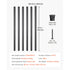51PCS Aluminum Stair Balusters 813mm Black Metal Spindles with Screws