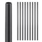 Staircase Balusters 51 Pack, 813 mm Aluminum Stair Balusters, 19 mm Water-Proof Round Metal Spindle Railing, Hollow Deck Railing with Rail Caps & Screws for Stairs, Porch, Patio, Matte Black