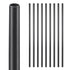Staircase Balusters 51 Pack, 813 mm Aluminum Stair Balusters, 19 mm Water-Proof Round Metal Spindle Railing, Hollow Deck Railing with Rail Caps & Screws for Stairs, Porch, Patio, Matte Black