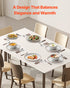 18 PCS Dinnerware Set Ceramic Plates and Bowls Sets Service for 6 White