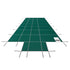 Pool Safety Cover Fits18x36ft Inground Safety Pool Cover Green Mesh with 4x8ft Center End Steps Solid Pool Safety Cover for Swimming Pool Winter