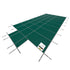 Pool Safety Cover Fits18x36ft Inground Safety Pool Cover Green Mesh with 4x8ft Center End Steps Solid Pool Safety Cover for Swimming Pool Winter