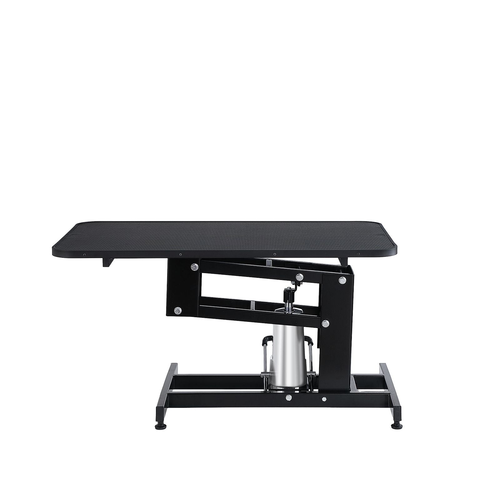 109cm Hydraulic Pet Grooming Table, Heavy Duty Dog Grooming Arm for Medium/ Small Dogs, Height Adjustable Dog Grooming Station, Anti Slip Tabletop /Dog Grooming Station, Max Bearing 182kg
